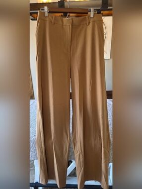 Calvin Klein Camel Wide-Leg Trousers